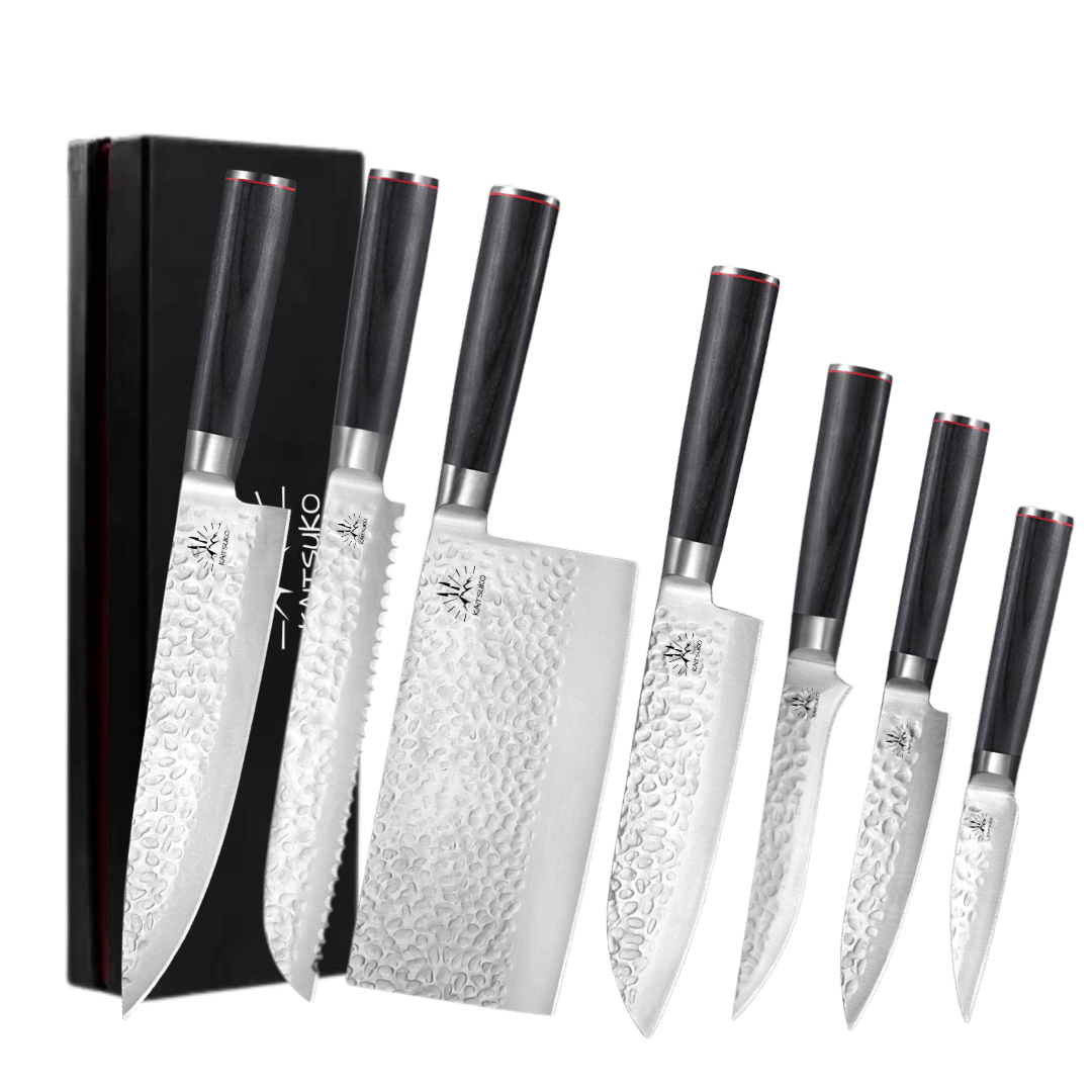 Set aus 7 japanischen Messern - Kaito - TitaniumCook