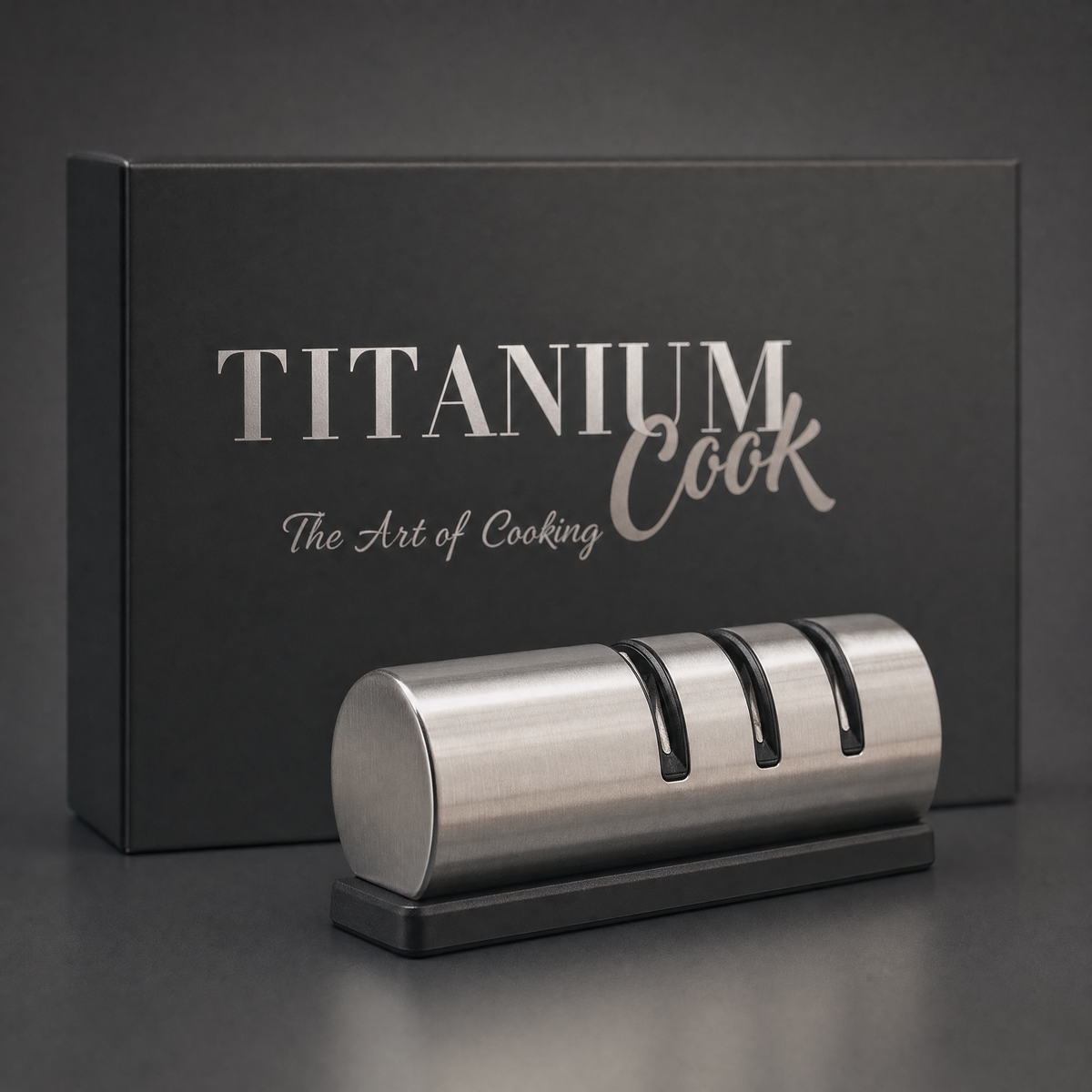 Professional sharpener and TitaniumCook case