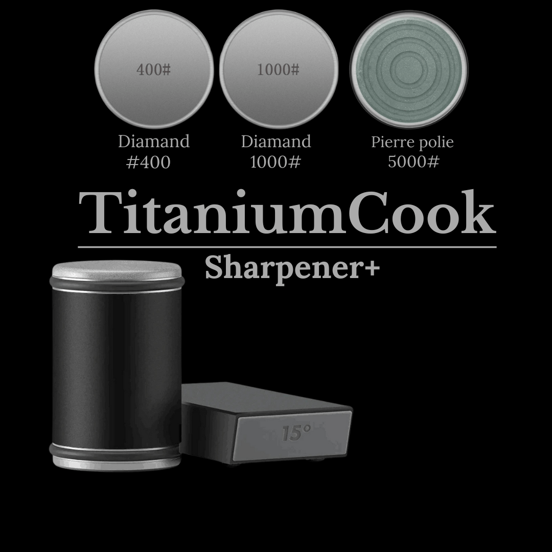TitaniumSharpener - Precision Sharpener for Perfect Sharpening - TitaniumCook