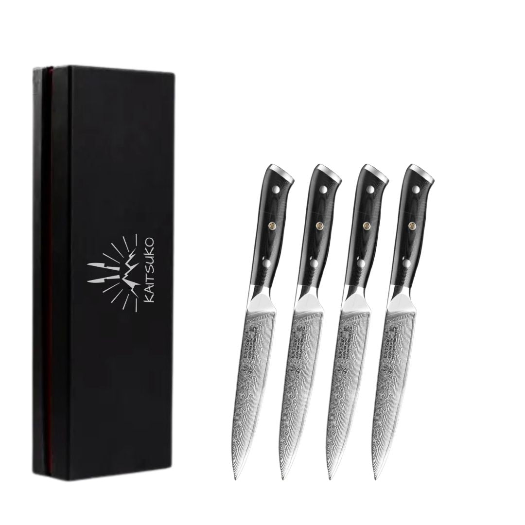 Couteau à steak - Lot de 4 - Chef Yakumoto - TitaniumCook
