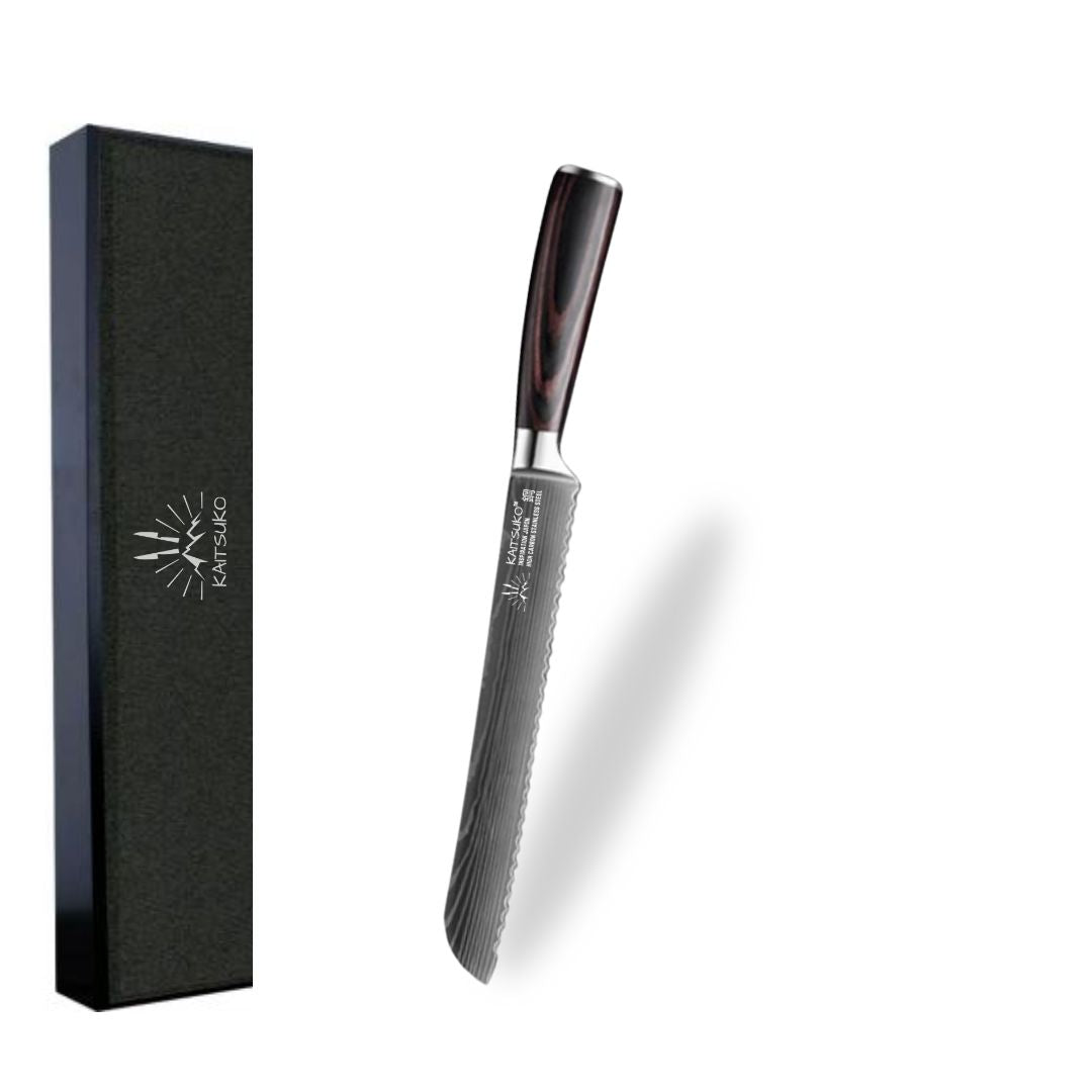 Set de 7 couteaux Japonais - Chef Tanaka - Forest Wood - TitaniumCook