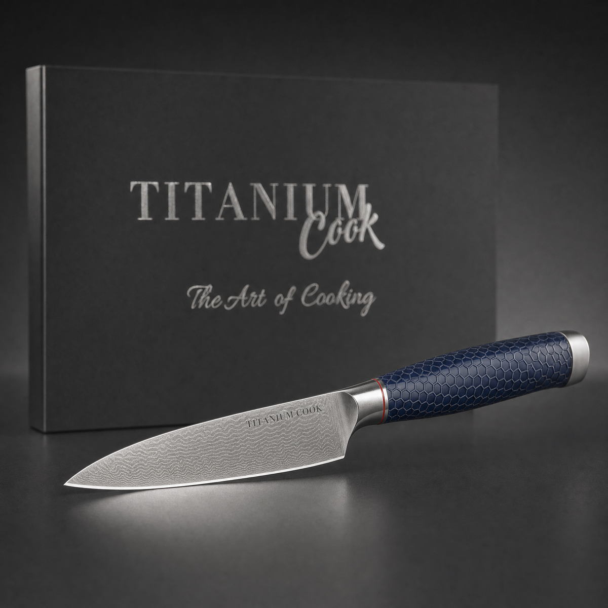 Couteau d'office Tokyo TitaniumCook — vue principale avec son coffret