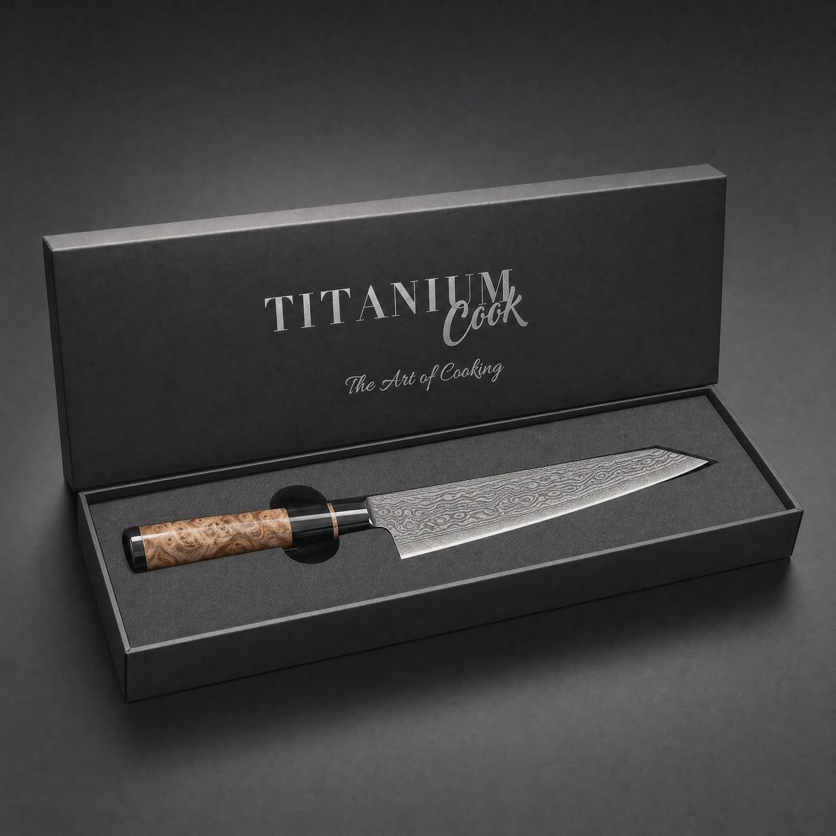 Geschenkset TitaniumCook — Kiritsuke Prisme Onyx
