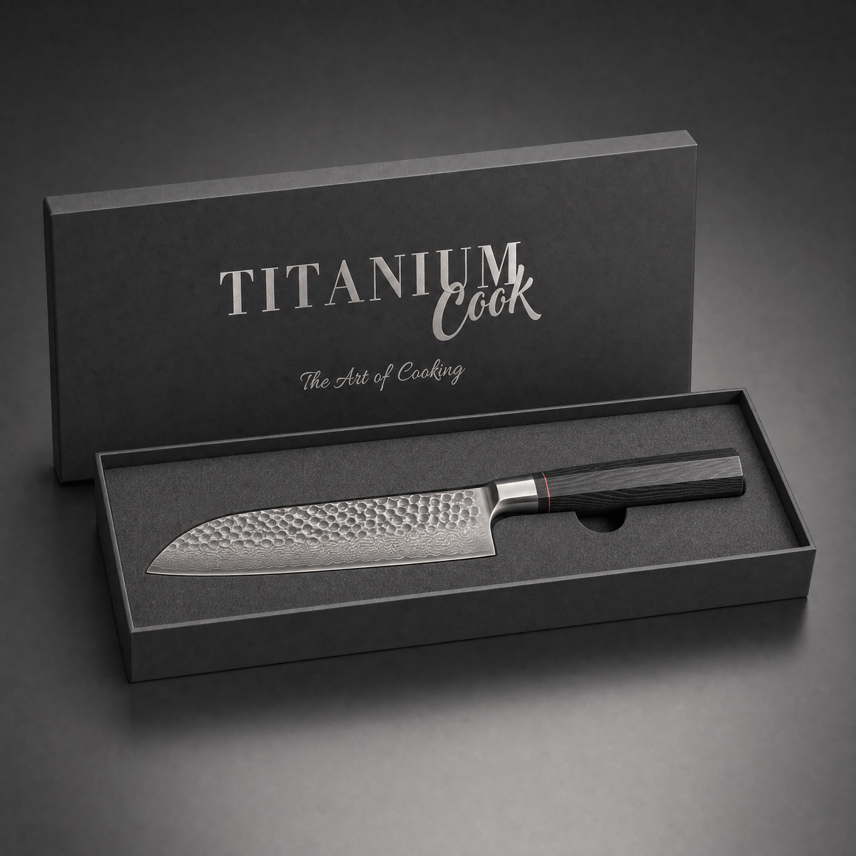 Coffret cadeau TitaniumCook — Santoku Nocturne