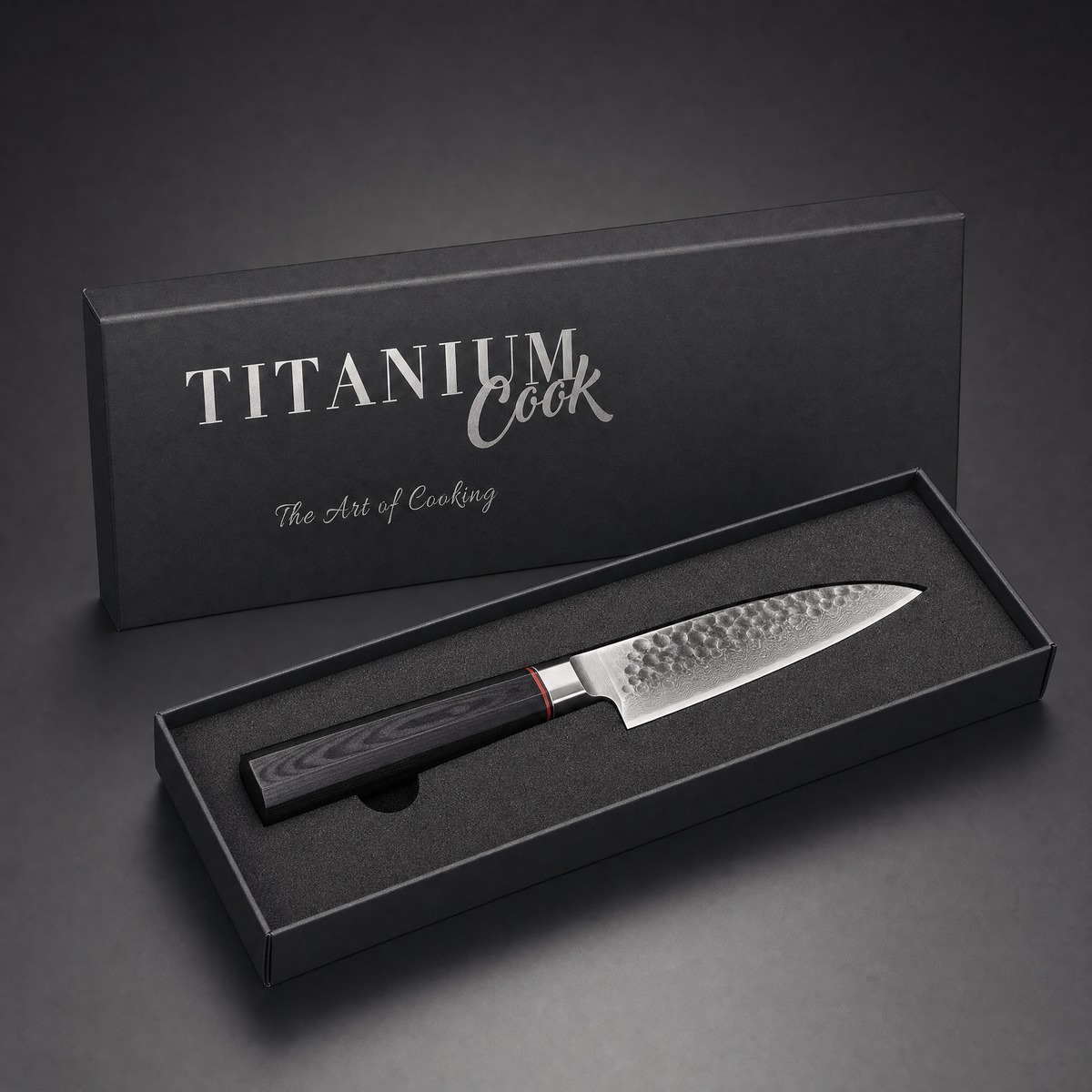 Coffret cadeau TitaniumCook — couteau d'office Nocturne