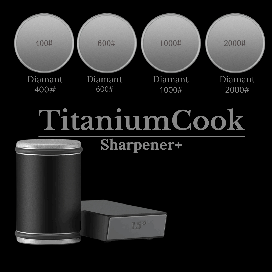TitaniumSharpener - Precision Sharpener for Perfect Sharpening - TitaniumCook